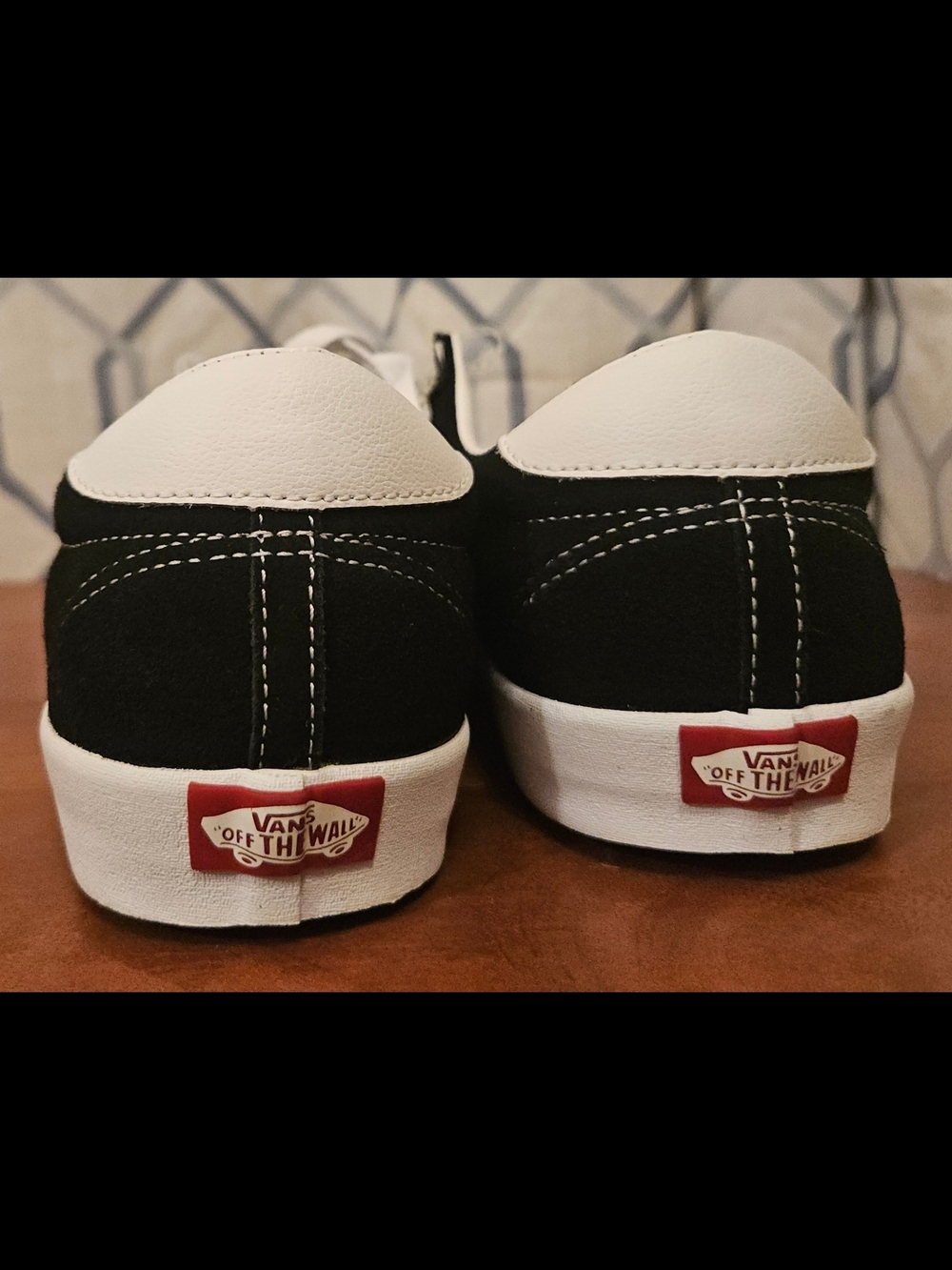 NWT Vans Sport Low Premium Suede Black And White Sneakers M 11 / M 13 - Picture 6 of 7